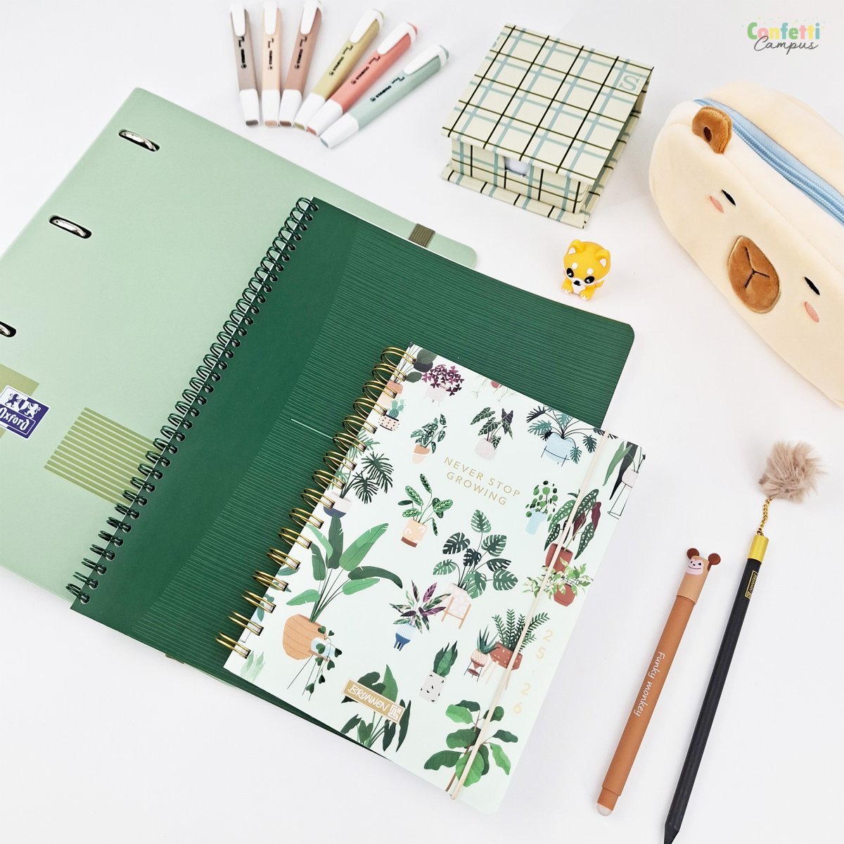 BRUNNEN Agenda scolaire journalier A5 2025-2026 Petites plantes – Image 3