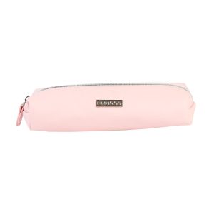 ANCOR EMBOSS Trousse à stylos rectangulaire petit modèle pastel rose