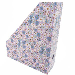 ANCOR porte-revues A4 en carte imprimée FLOWERS