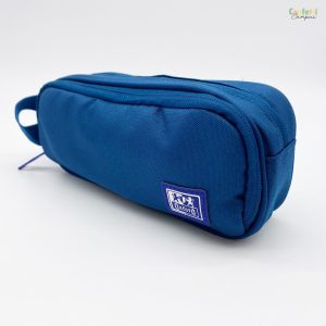 OXFORD B-SMART Trousse scolaire 3 compartiments Bleue indigo