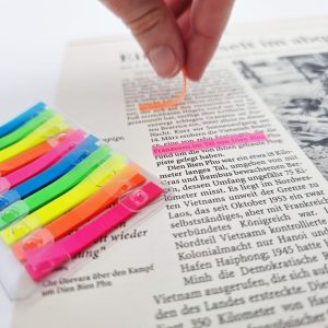 BRUNNEN 200 Signets adhésifs translucides repositionnables