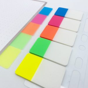 BRUNNEN reglette de 150 onglets adhésifs repositionnables Medium 4,3×2,5cm