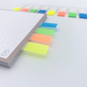 BRUNNEN reglette de 160 onglets adhésifs repositionnables Mini 4,8×1,2cm