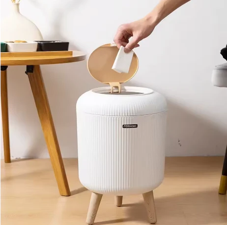 Poubelle de cuisine en Plastique Haute Pression Bois – Image 2