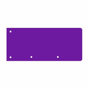 BRUNNEN Colour Code 40 Bandes intercalaires à double sens 24×10,5cm Violet