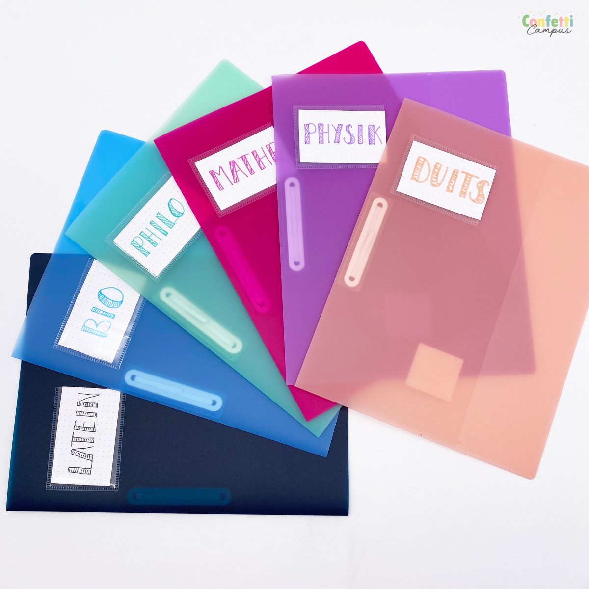 BRUNNEN FACT! Chemise à lamelle A4 en plastique Kiwi – Image 5