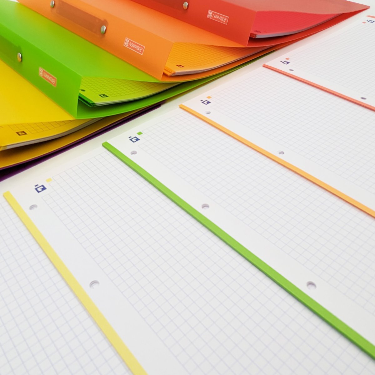 BRUNNEN FACT! Classeur à anneaux A4 25mm Orange – Image 5