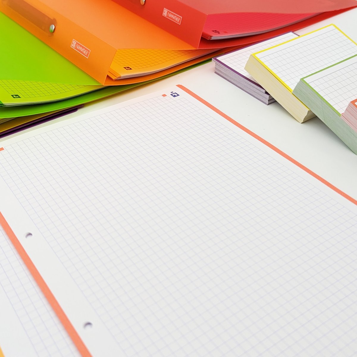 BRUNNEN FACT! Classeur à anneaux A4 25mm Orange – Image 6