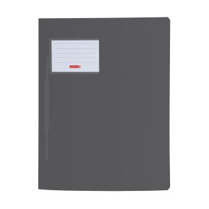 BRUNNEN FACT! Chemise à lamelle A4 en plastique Gris foncé