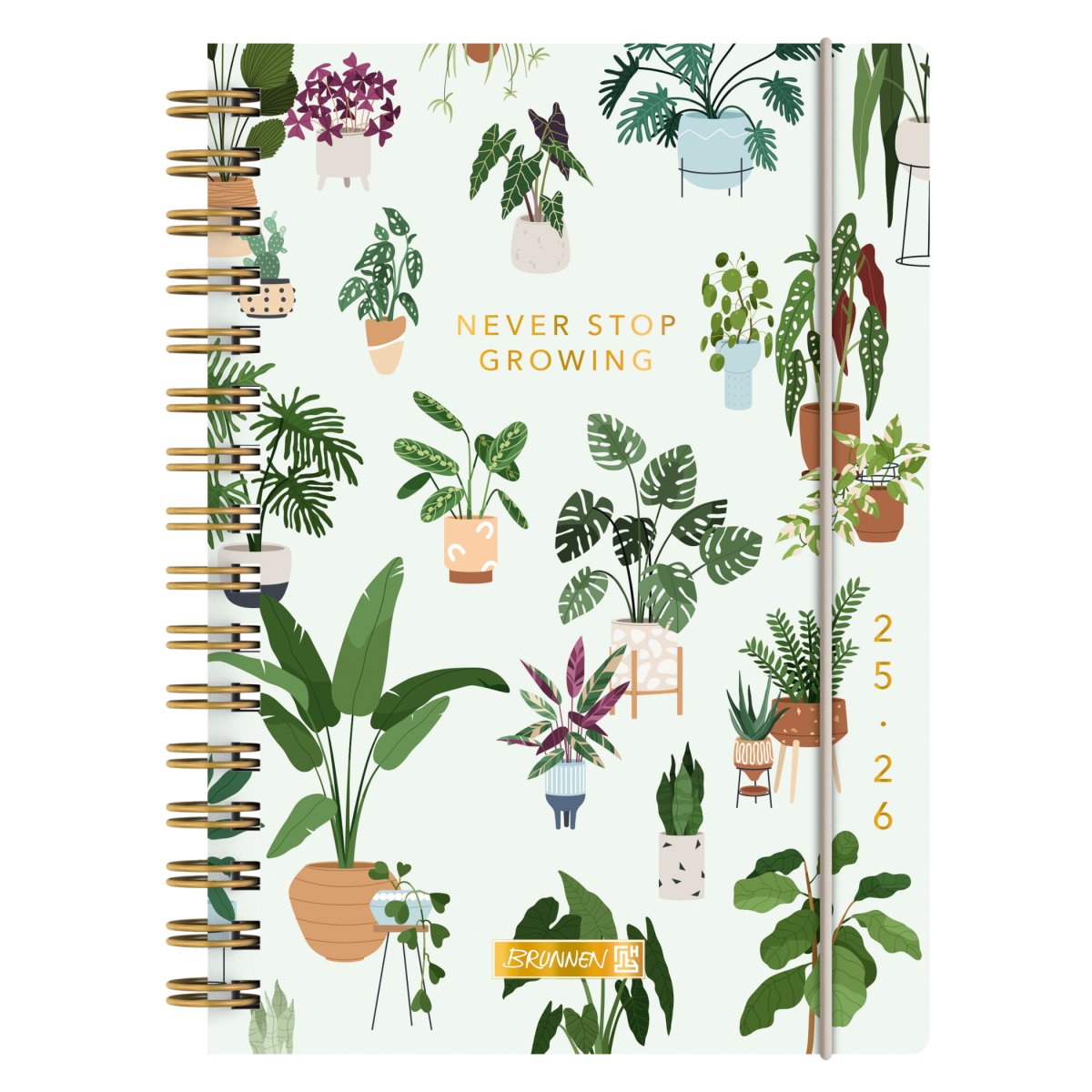 BRUNNEN Agenda scolaire journalier A5 2025-2026 Petites plantes – Image 2