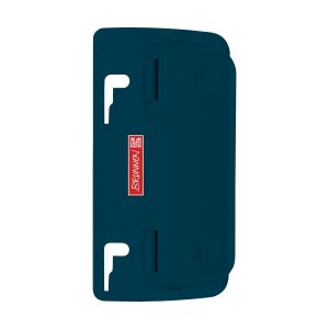 BRUNNEN Mini Perforateur de poche 2 trous Bleu Denim
