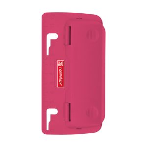 BRUNNEN Mini Perforateur de poche 2 trous Rose tulipe