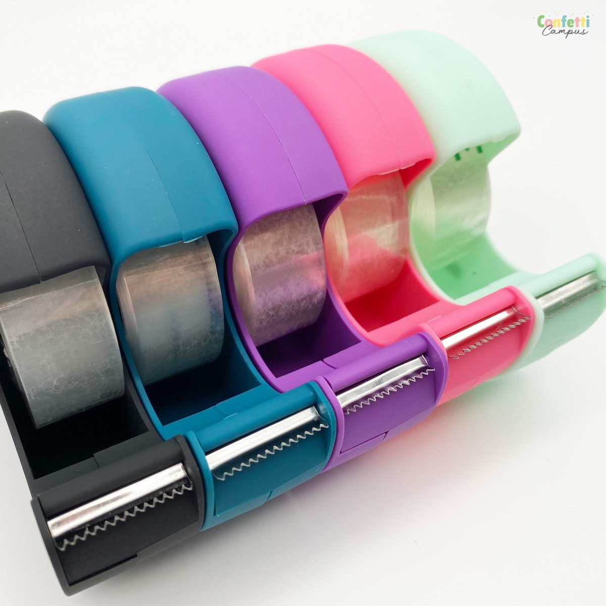 BRUNNEN Colour Code Dévidoir escargot ruban adhésif Rose – Image 4