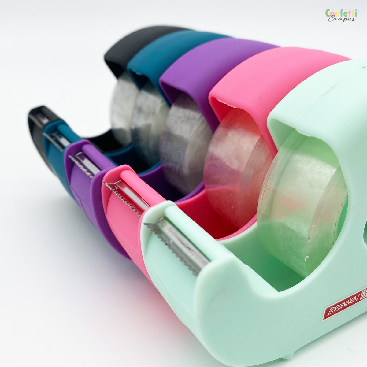 BRUNNEN Colour Code Dévidoir escargot ruban adhésif Rose – Image 6