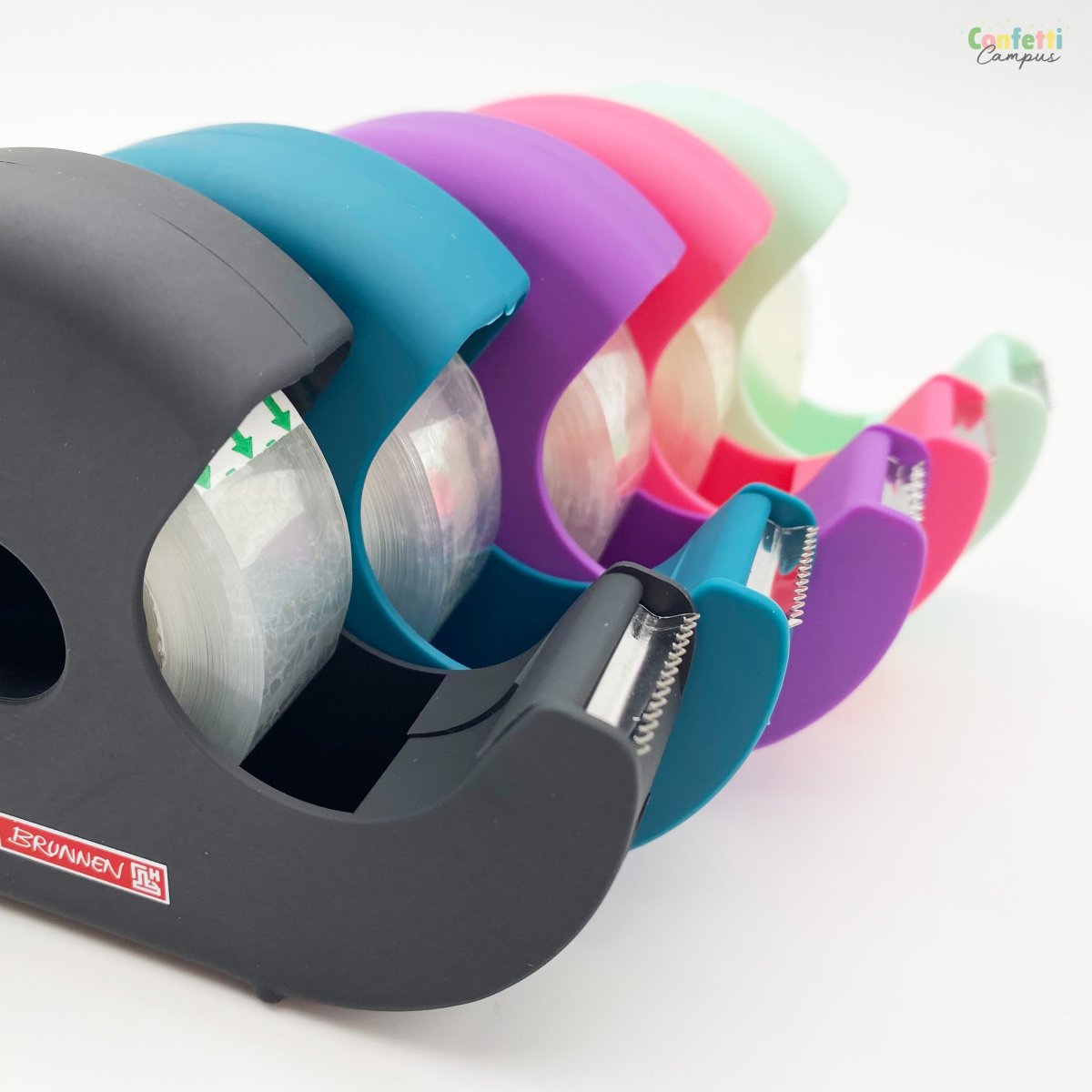 BRUNNEN Colour Code Dévidoir escargot ruban adhésif vert menthe – Image 7