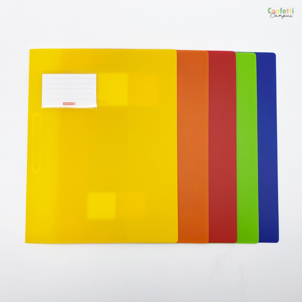 BRUNNEN FACT! Chemise à lamelle A4 en plastique Chocolat – Image 4