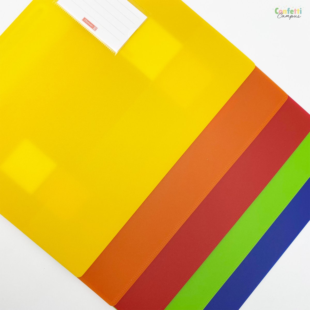 BRUNNEN FACT! Chemise à lamelle A4 en plastique Orange – Image 4