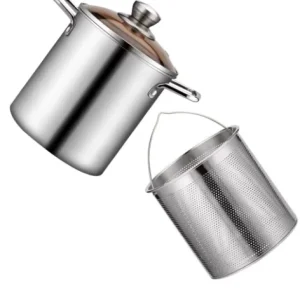 Friteuse Acier Inox Panier Vapeur