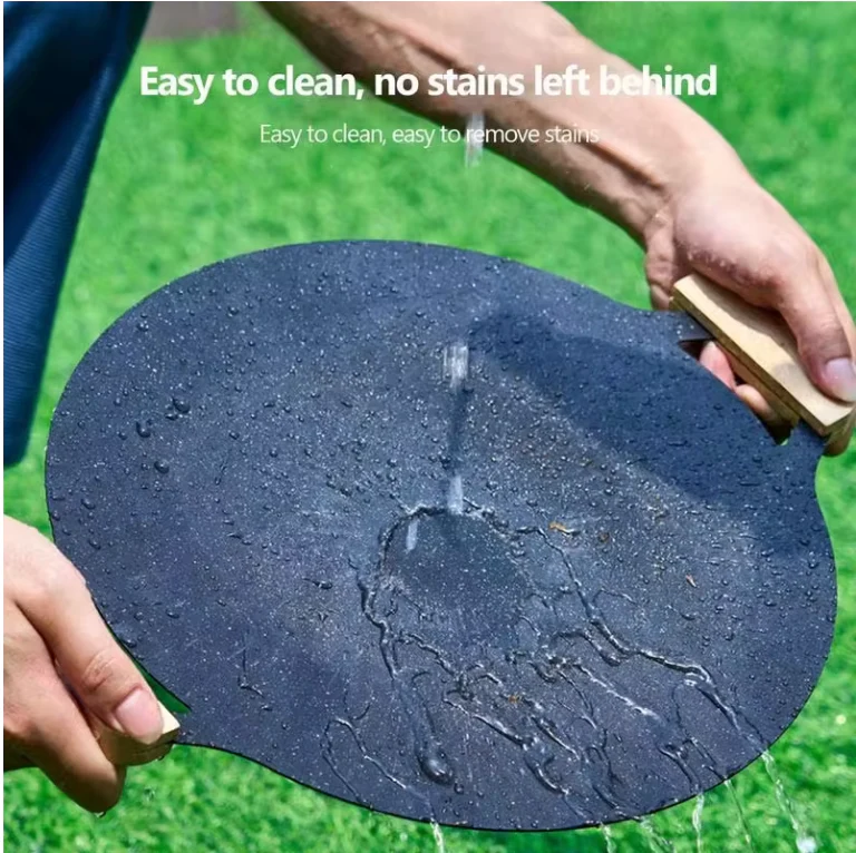 Poêle à griller portable antiadhésive ronde coréenne – Image 5