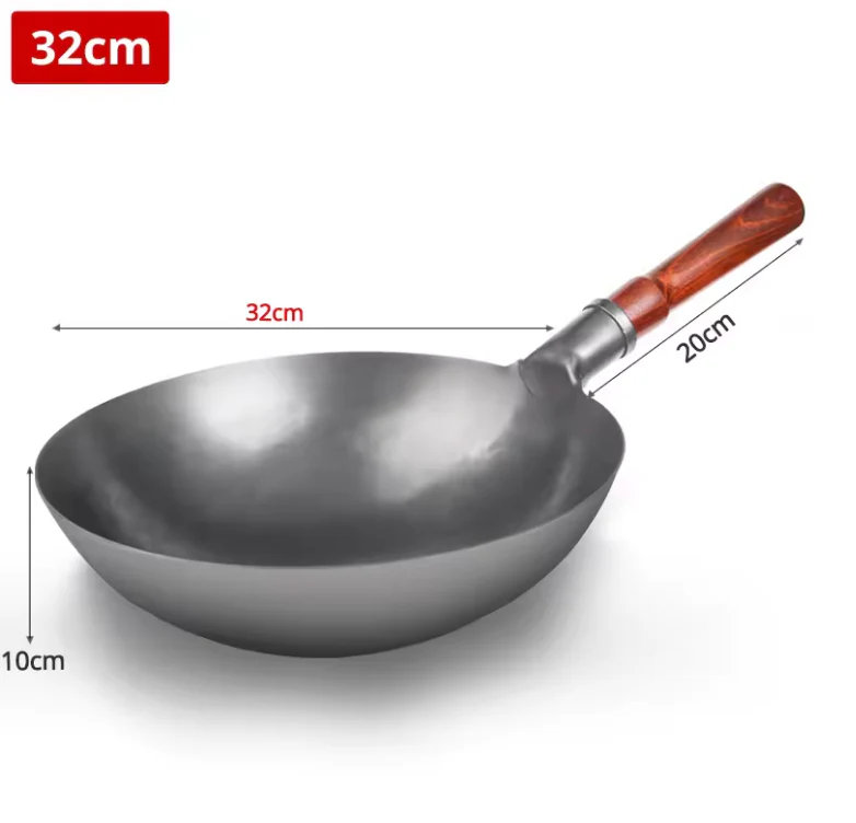 Wok manche en bois – Image 4
