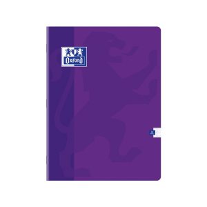 Cahier 24×32 Oxford Color Life 48 pages grands carreaux Seyès Violet