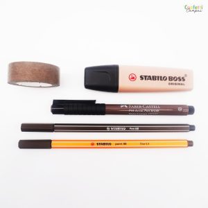 Mon joli kit d&rsquo;écriture MARRON GLACE