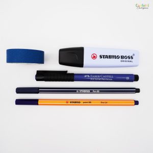 Mon joli kit d&rsquo;écriture BLEU DENIM