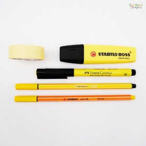 Mon joli kit d&rsquo;écriture JAUNE TOURNESOL