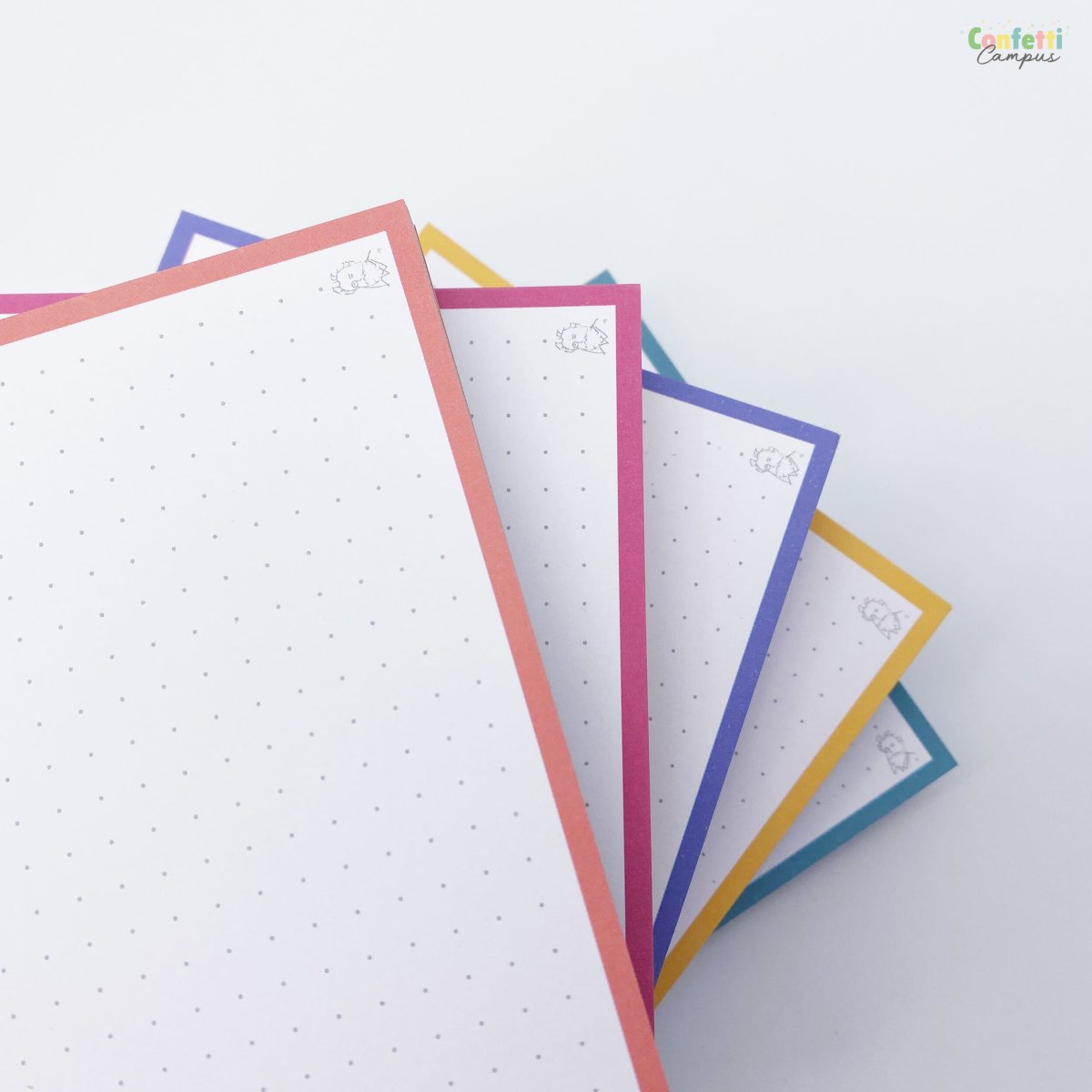 50 Flashcards Leitner A6 à points bicolores Lavande vs Bleu pétrole – Image 9