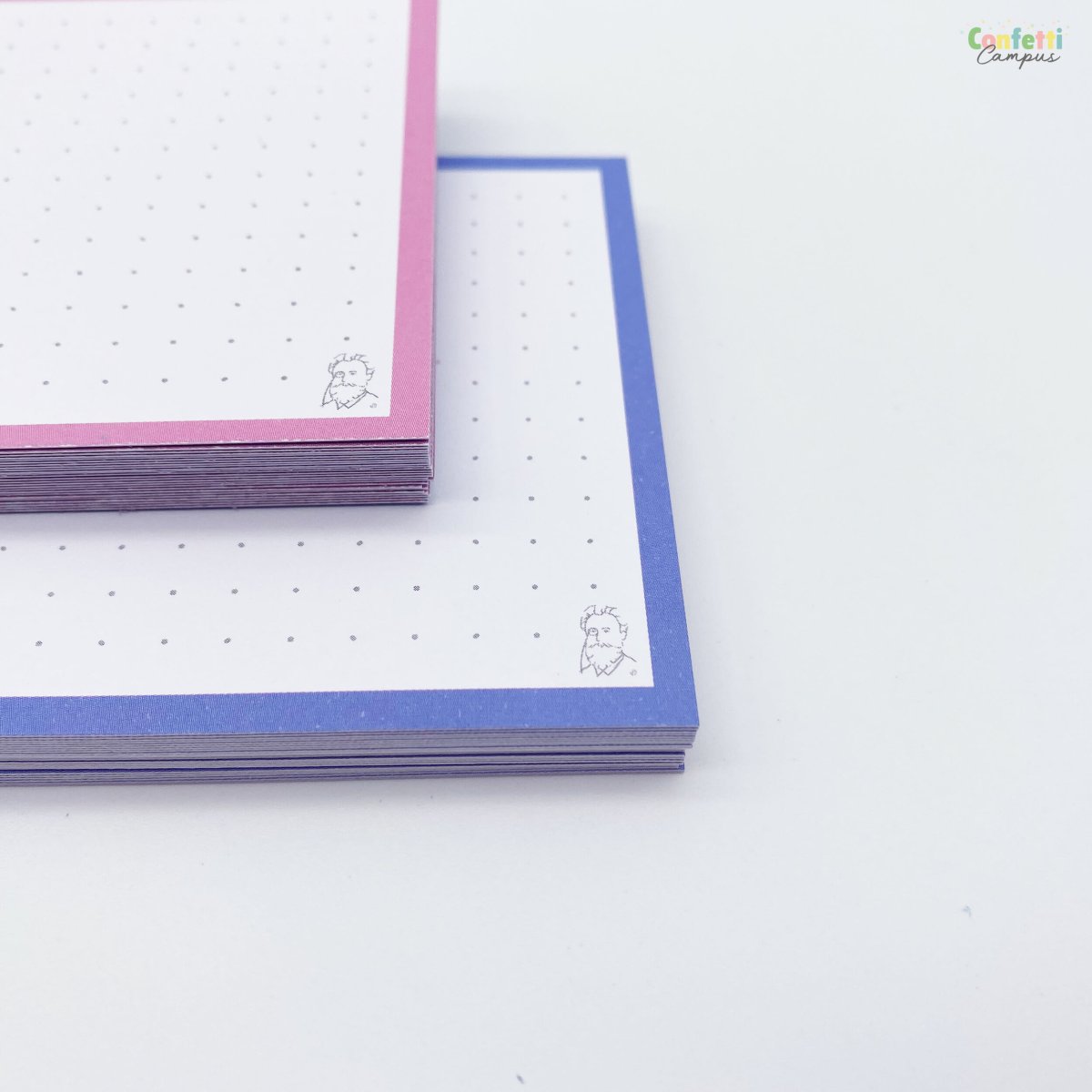 50 Flashcards Leitner A7 à points bicolores Rose vs Bleu – Image 5