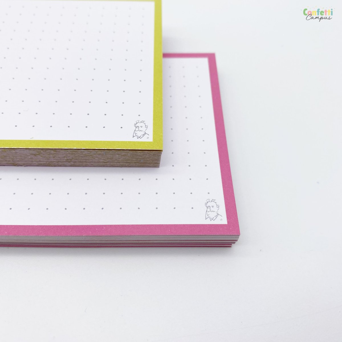 50 Flashcards Leitner A7 à points bicolores Jaune vs Rose – Image 5