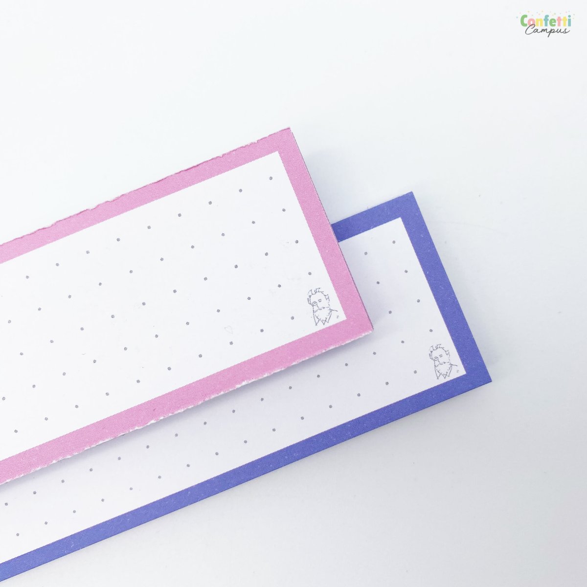 50 Flashcards Leitner Vocabulaire à points bicolores Rose vs Bleu – Image 5