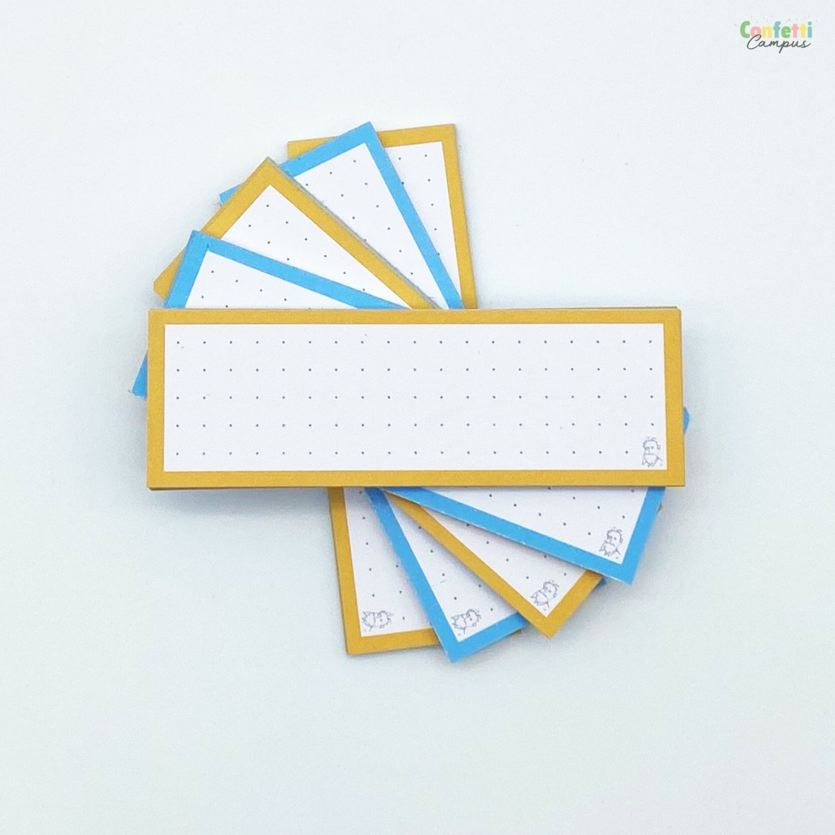 50 Flashcards Leitner Vocabulaire à points bicolores Bleu vs Jaune – Image 3