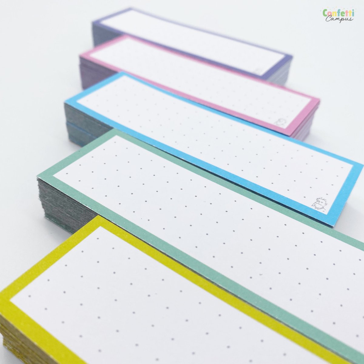 50 Flashcards Leitner Vocabulaire à points bicolores Rose vs Bleu – Image 9