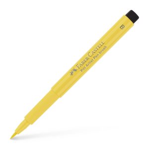 FABER CASTELL PITT ARTIST Pen Brush Feutre pinceau Jaune cadmium foncé