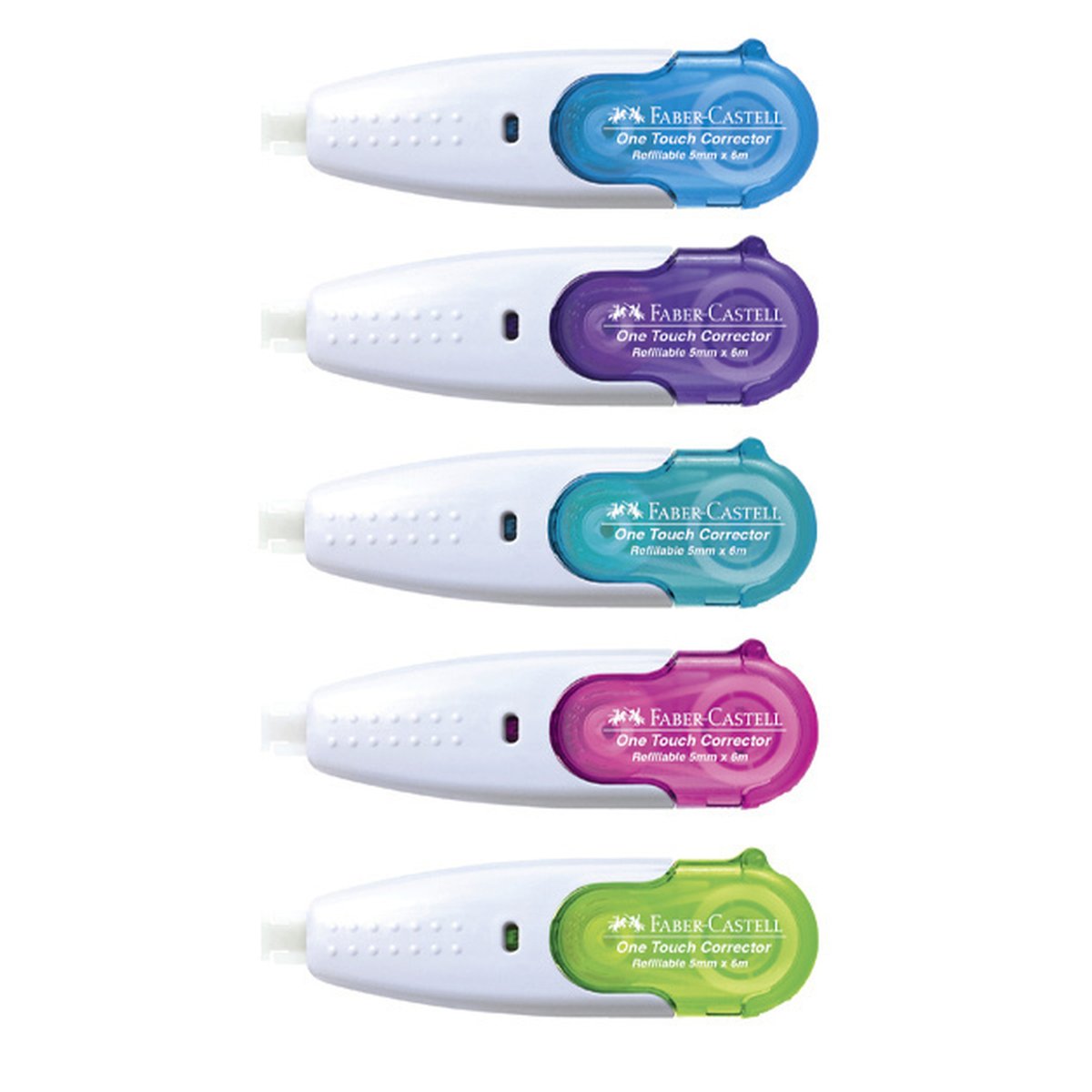 FABER CASTELL One Touch Roller correcteur rechargeable Bleu – Image 5