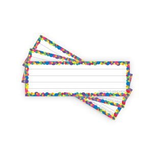 50 Flashcards Leitner Vocabulaire lignées Edition Confettis