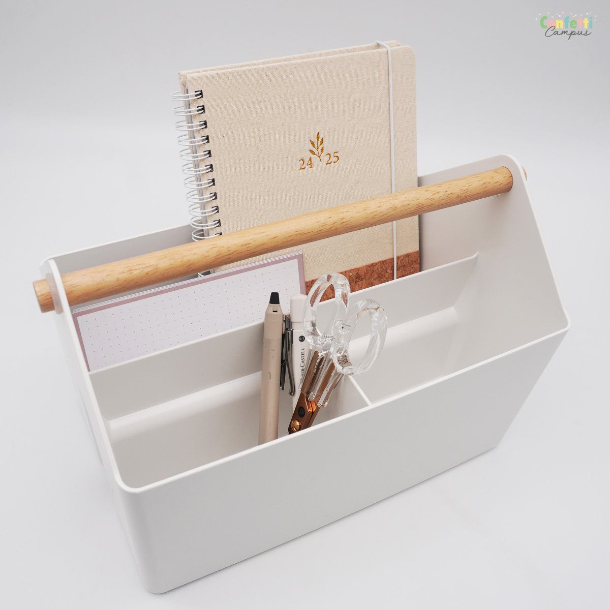 FORMA Boîte à outils de bureau LIZ 28x17x19 blanche – Image 8