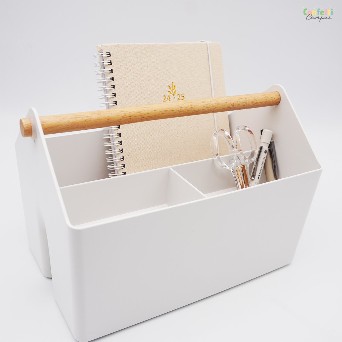 FORMA Boîte à outils de bureau LIZ 28x17x19 blanche – Image 6