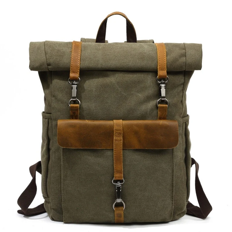 Sac à dos vintage ordinateur portable – Image 4