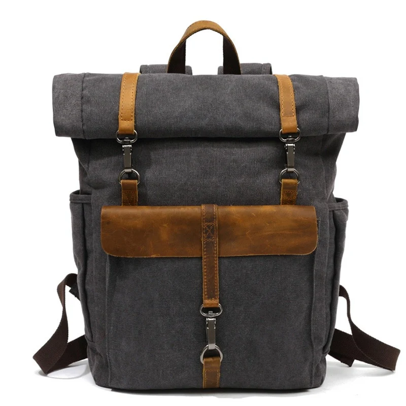 Sac à dos vintage ordinateur portable – Image 5