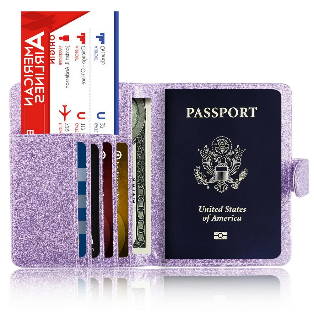 Etui passeport paillette – Image 3