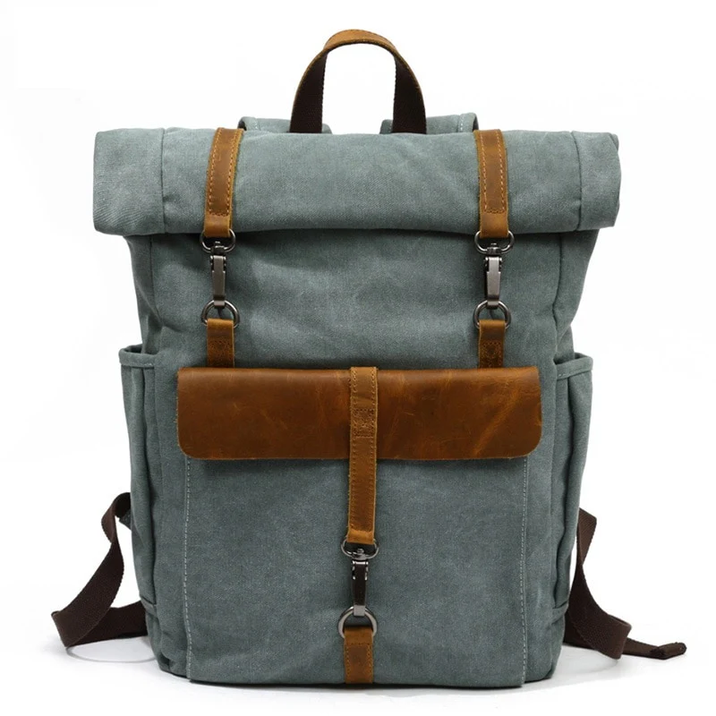 Sac à dos vintage ordinateur portable – Image 6