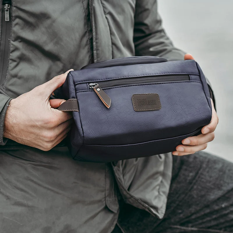 Trousse de toilette cuir homme – Image 3