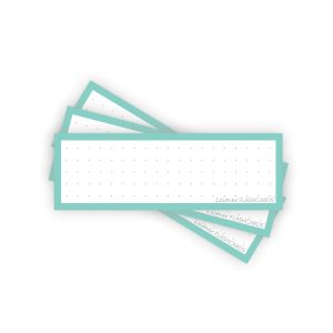 50 Flashcards Leitner Vocabulaire à points cadre pastel vert