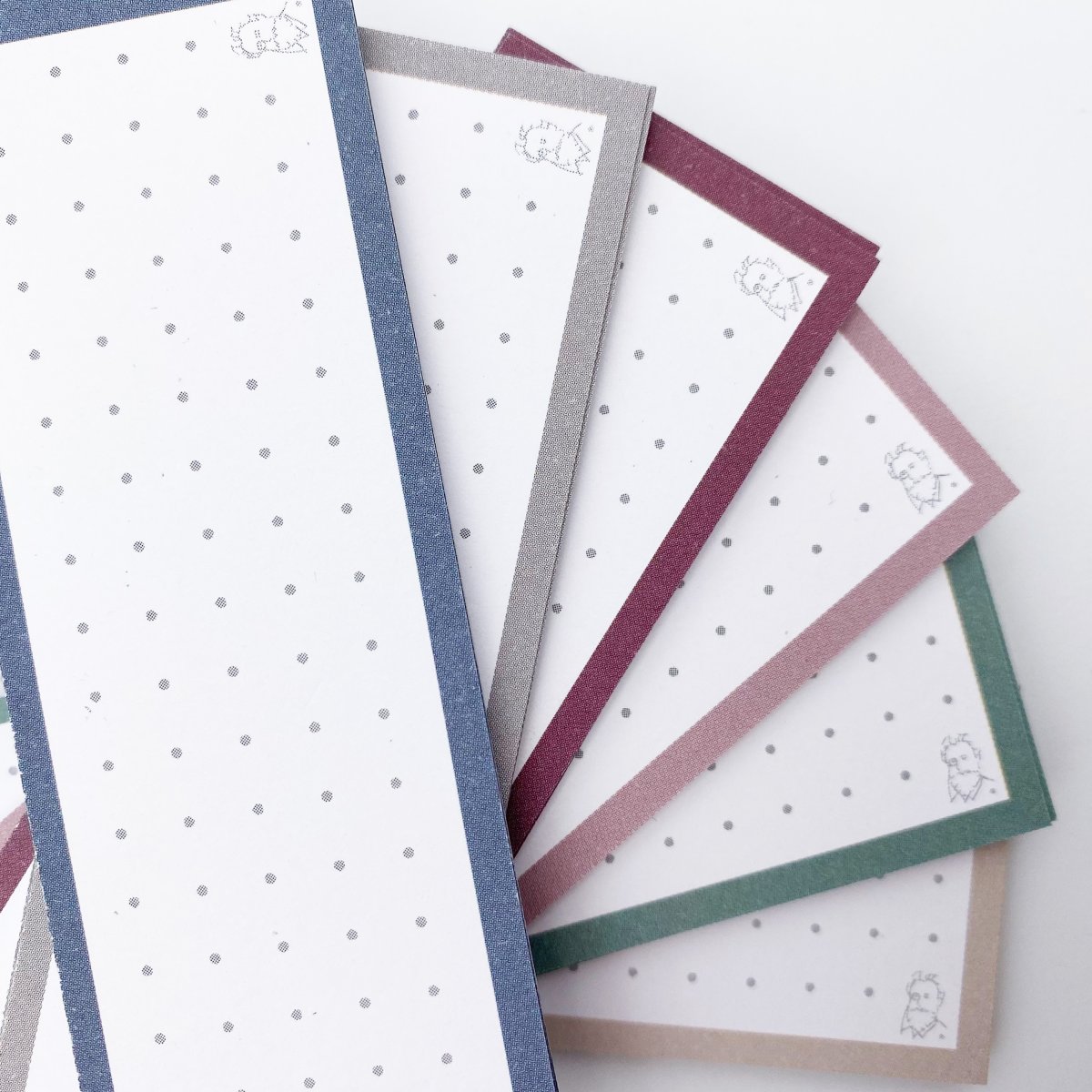 50 Flashcards Leitner Vocabulaire à points cadre rouge vigne – Image 8