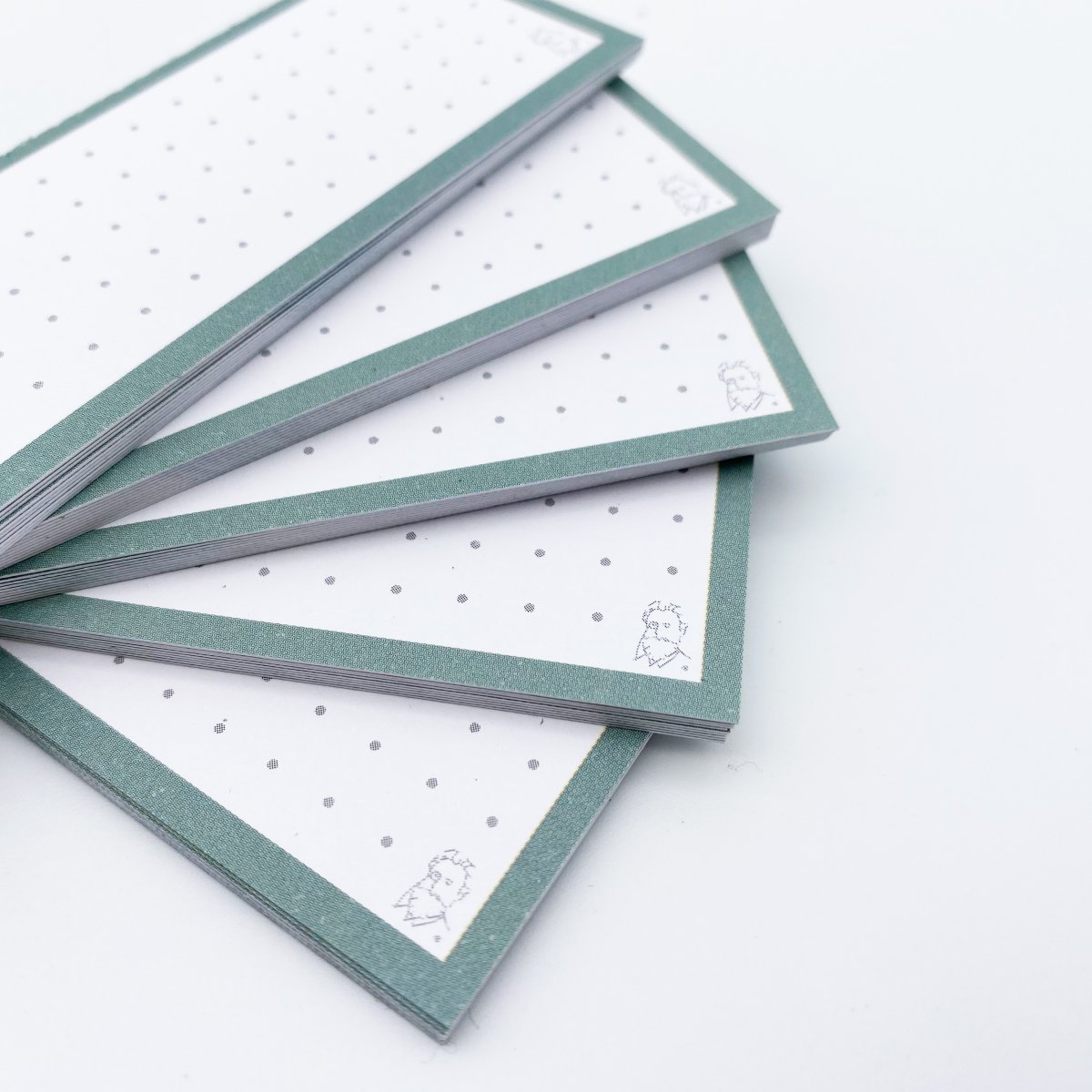 50 Flashcards Leitner Vocabulaire à points cadre vert sauge – Image 6