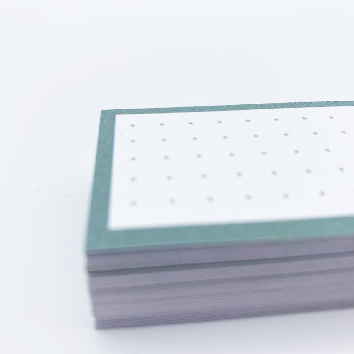 50 Flashcards Leitner Vocabulaire à points cadre vert sauge – Image 4