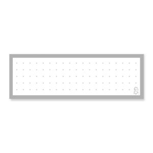 50 Flashcards Leitner Vocabulaire à points cadre gris galet