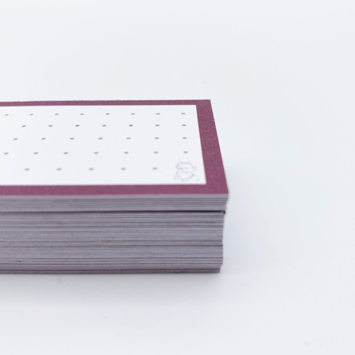 50 Flashcards Leitner Vocabulaire à points cadre rouge vigne – Image 5